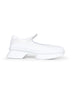 Ballerine stile sneakers in mesh e neoprene bianco