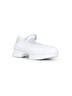 Ballerine stile sneakers in mesh e neoprene bianco