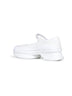 Ballerine stile sneakers in mesh e neoprene bianco