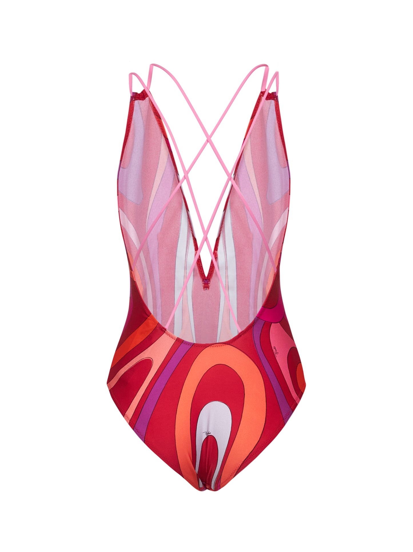 Costume intero in lycra stampa Marmo
