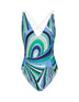 Costume intero in lycra stampa Iride