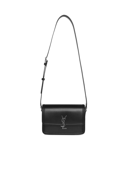 Borsa a tracolla in pelle con logo monogramma di SAINT LAURENT