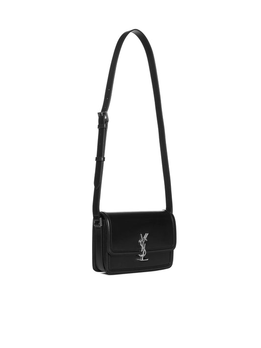 Borsa a tracolla in pelle con logo monogramma di SAINT LAURENT