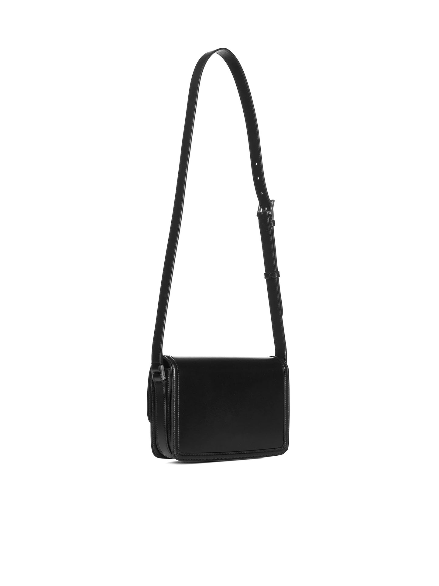 Borsa a tracolla in pelle con logo monogramma di SAINT LAURENT