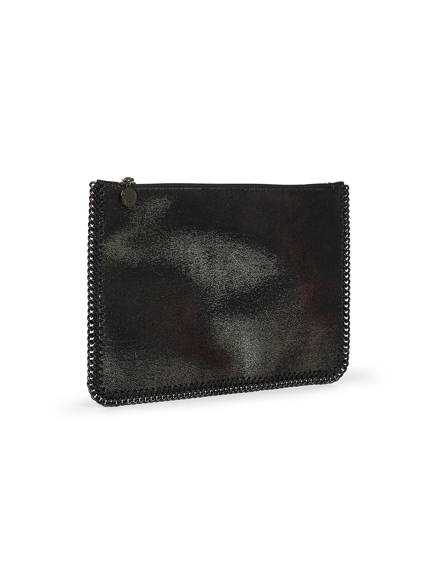 Pochette con Zip Falabella verde