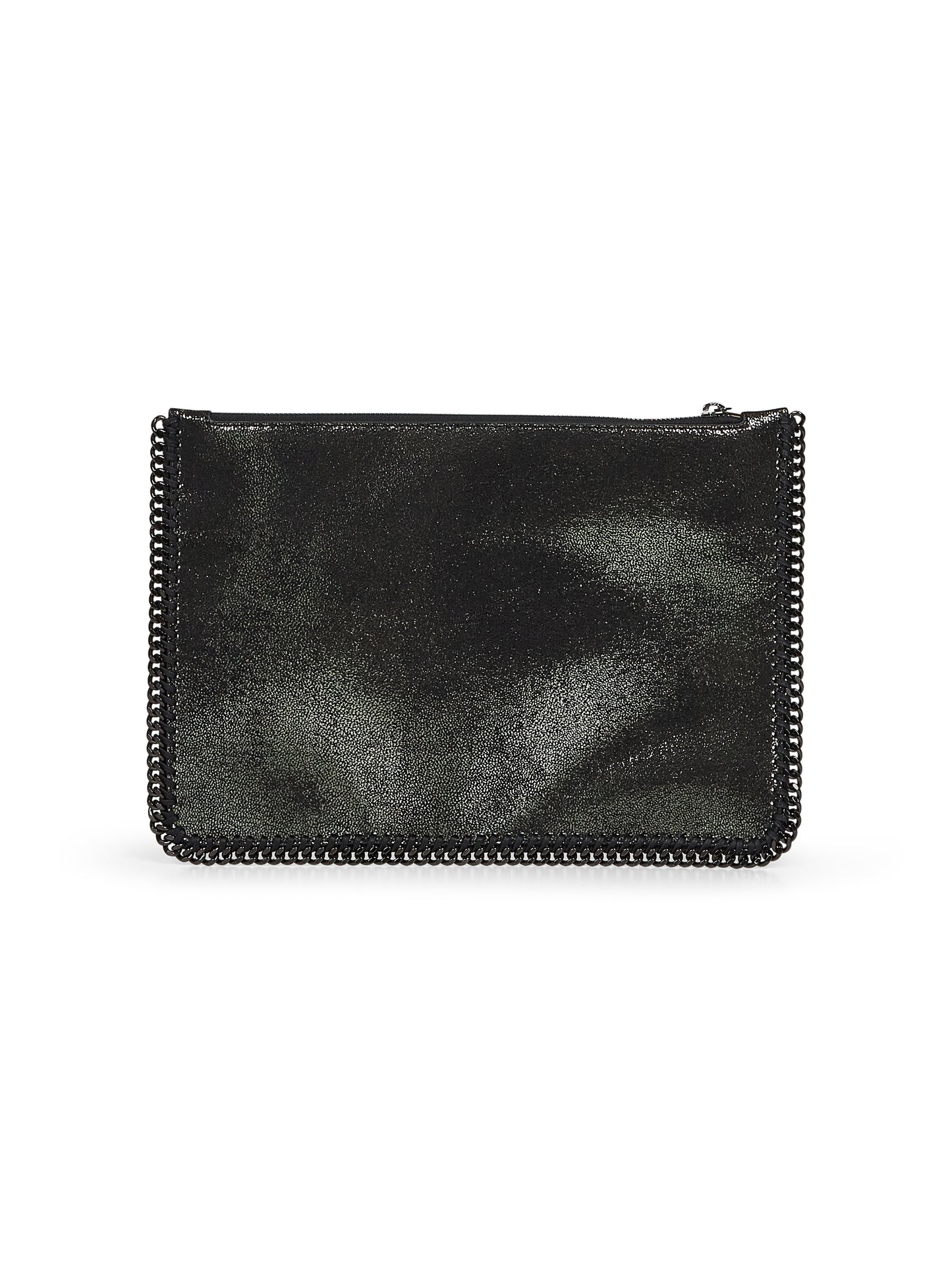 Pochette con Zip Falabella verde