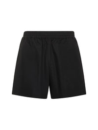 Shorts Elio in cotone e nylon nero