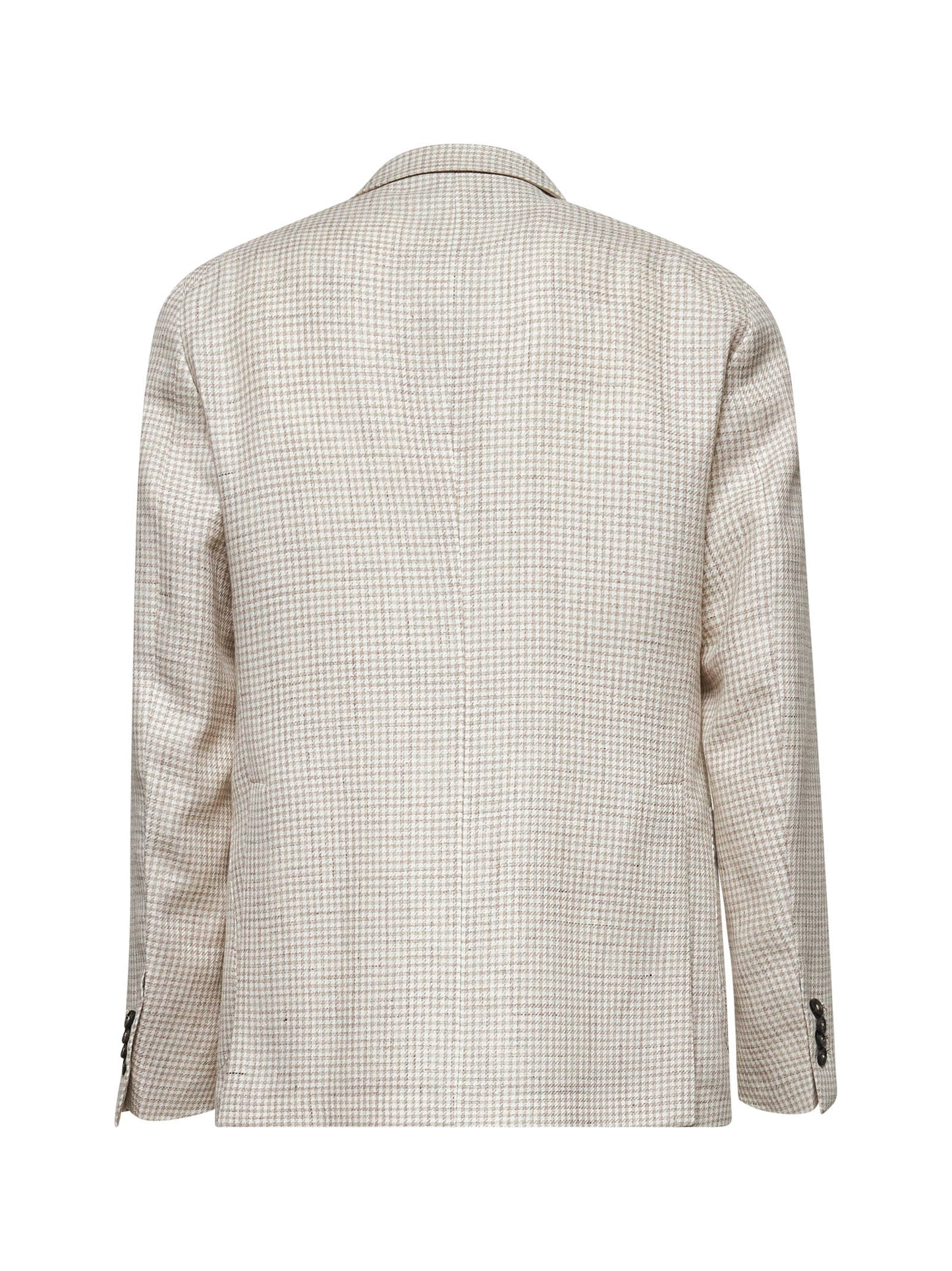 Beige houndstooth Montecarlo blazer