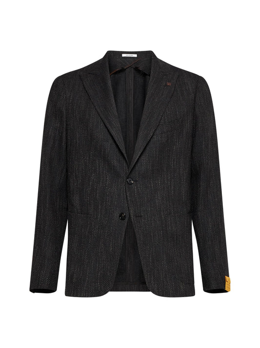 Montecarlo wool and silk-blend blazer