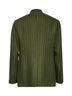 Giacca New York in lino gessato verde
