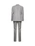Grey pinstriped wool Vesuvio double-breasted suit