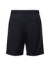 Blue virgin wool icoman Bermuda shorts