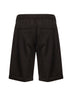 Brown virgin wool icoman Bermuda shorts