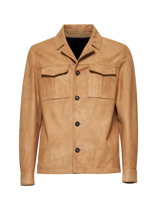 Beige suede Darlene jacket