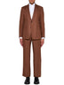 Linen single-breasted blazer