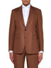 Linen single-breasted blazer