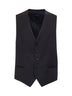 Blue virgin wool waistcoat