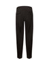Brown virgin wool pleated trousers