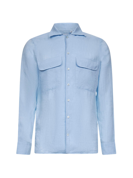 Light blue linen shirt