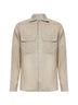 Camicia in lino beige