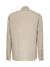 Camicia in lino beige