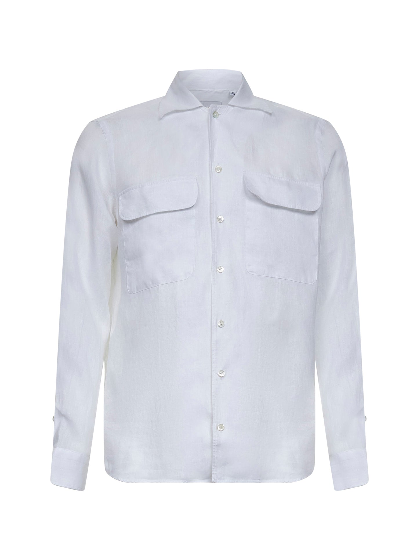 Camicia in lino bianco