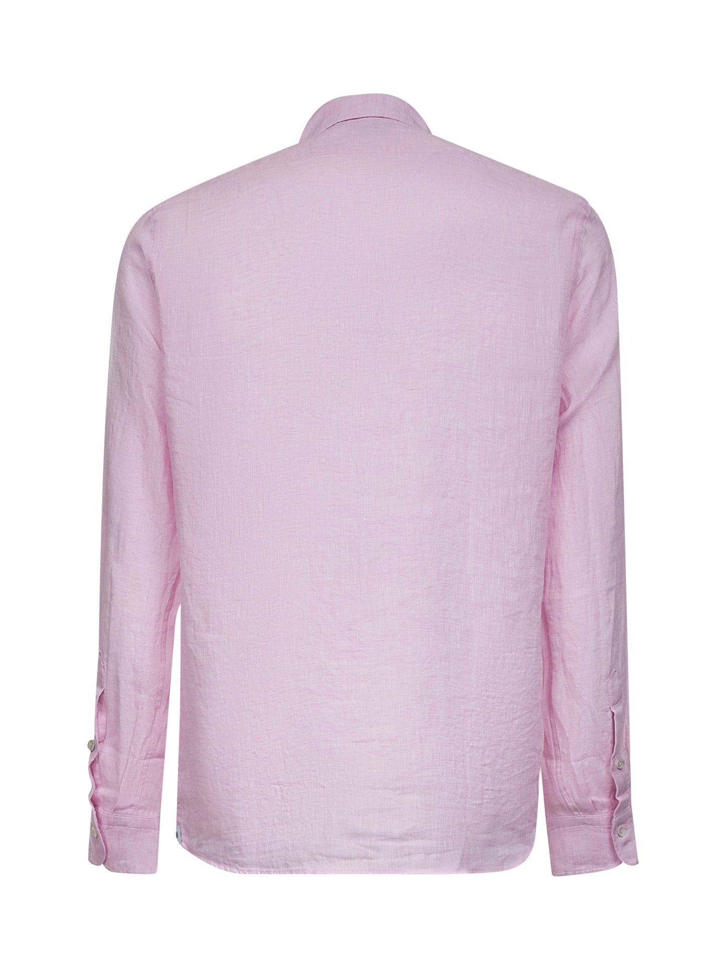 Camicia in lino rosa