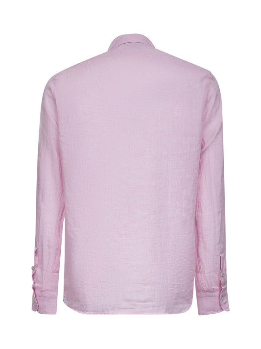 Pink linen shirt