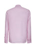 Camicia in lino rosa