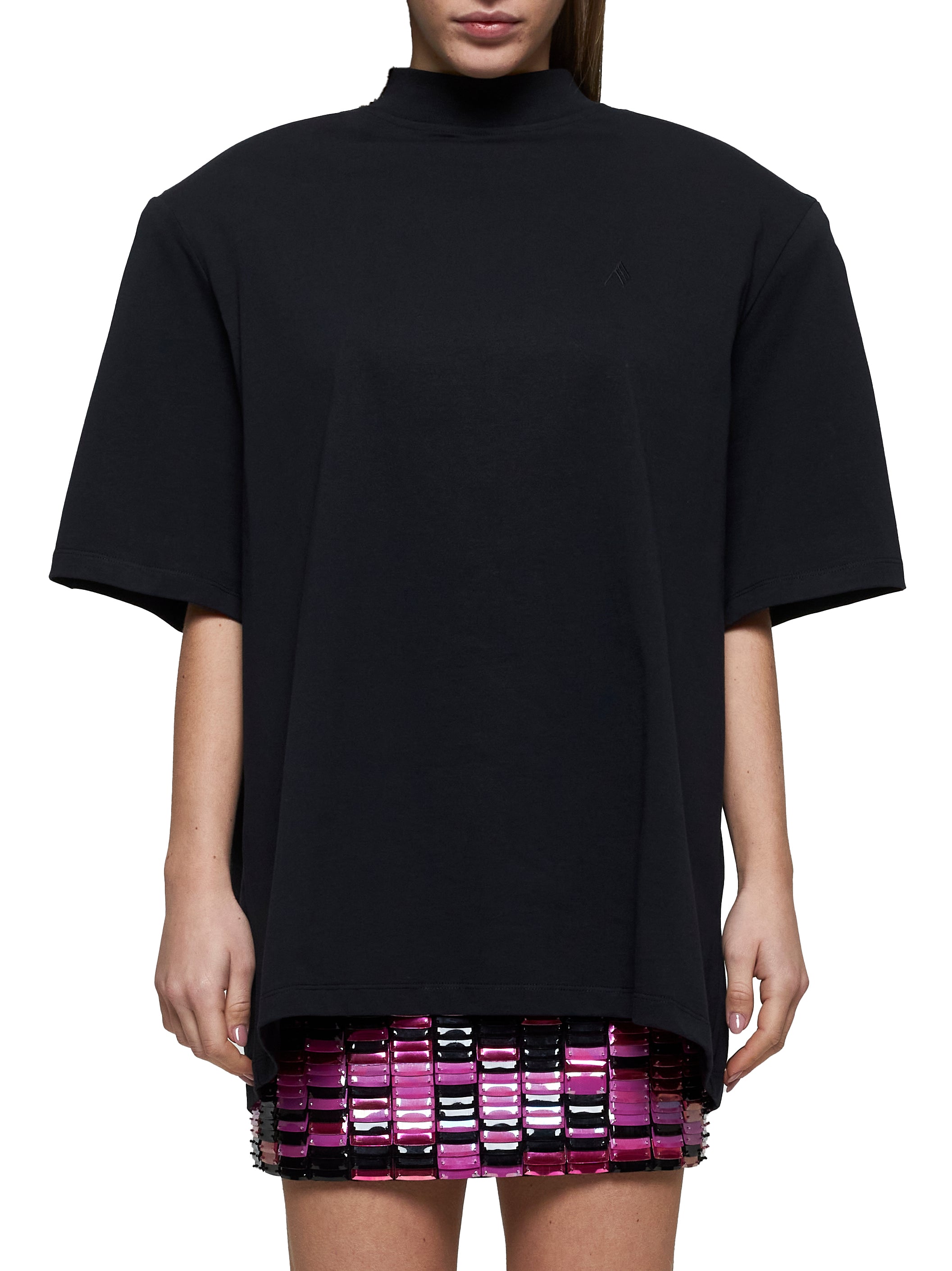 Black “Kilie” oversized T-shirt – Daniello.com
