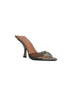 Mules "Ester" in PVC grigio