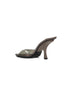 Mules "Ester" in PVC grigio