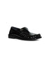 Black patent leather "Charles" loafers