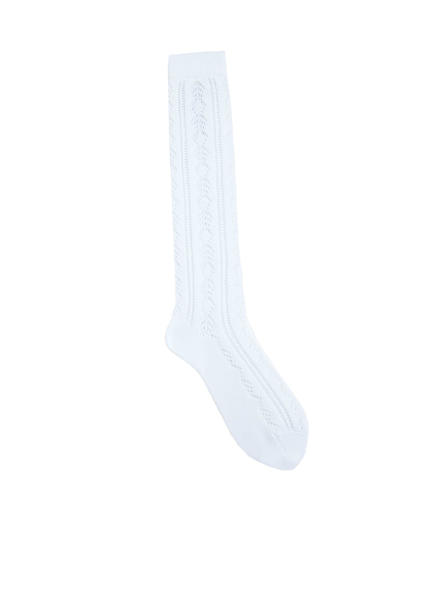 Valentino Perforated Cotton Socks with Vlogo