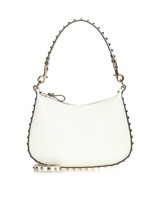 Borsa hobo piccola Rockstud in pelle