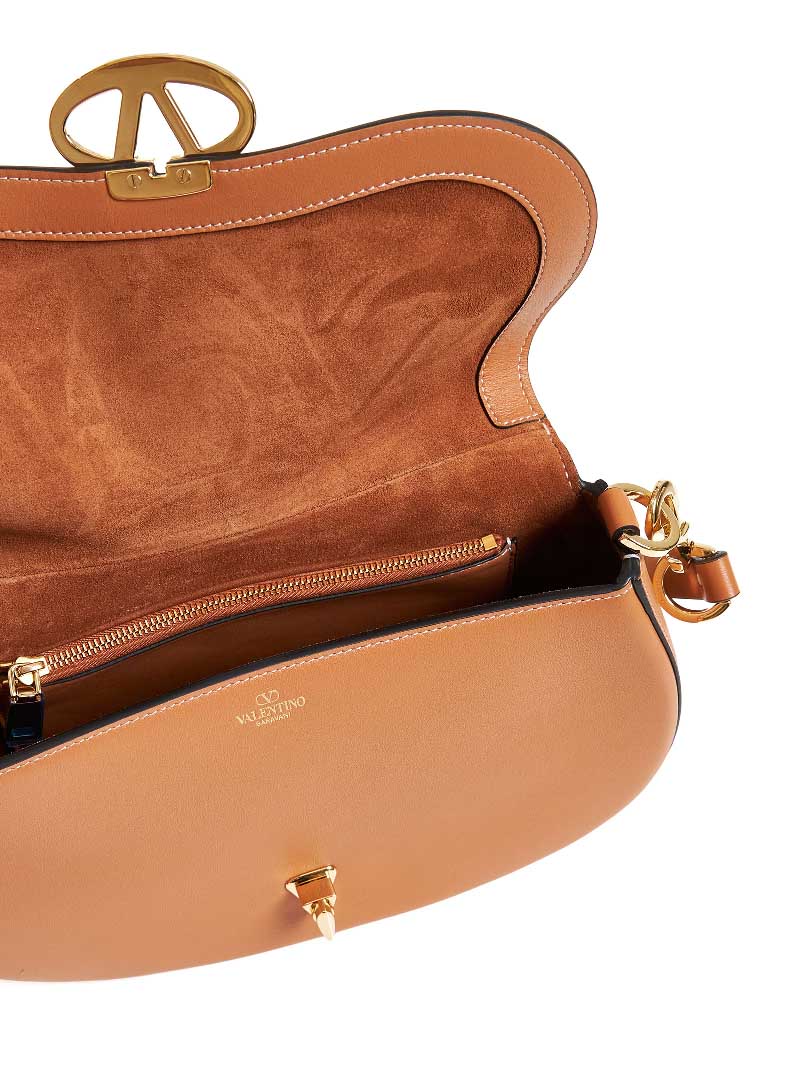 Ohval small leather shoulder bag