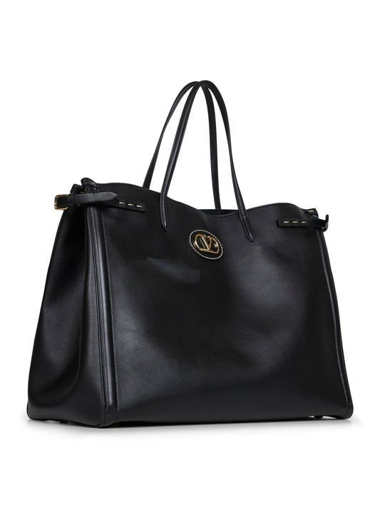 Black Antibes large shopping bag