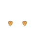 Gold metal Fil Perdu earrings