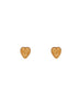Gold metal Fil Perdu earrings