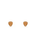 Gold metal Fil Perdu earrings