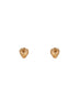 Gold metal Fil Perdu earrings