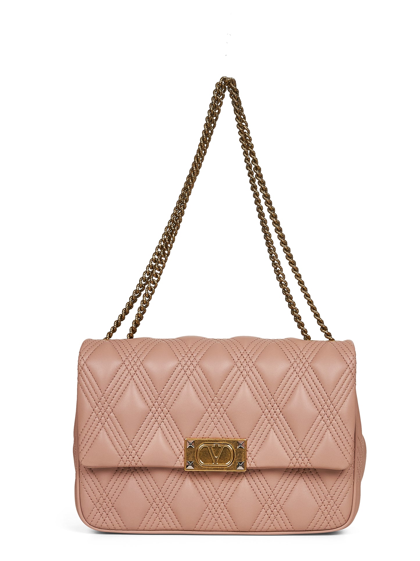 Borsa a spalla grande Quiltie 67 rosa