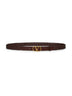 Cintura VLogo Signature in pelle intrecciata cuoio