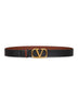 Cintura reversibile VLogo Signature cuoio