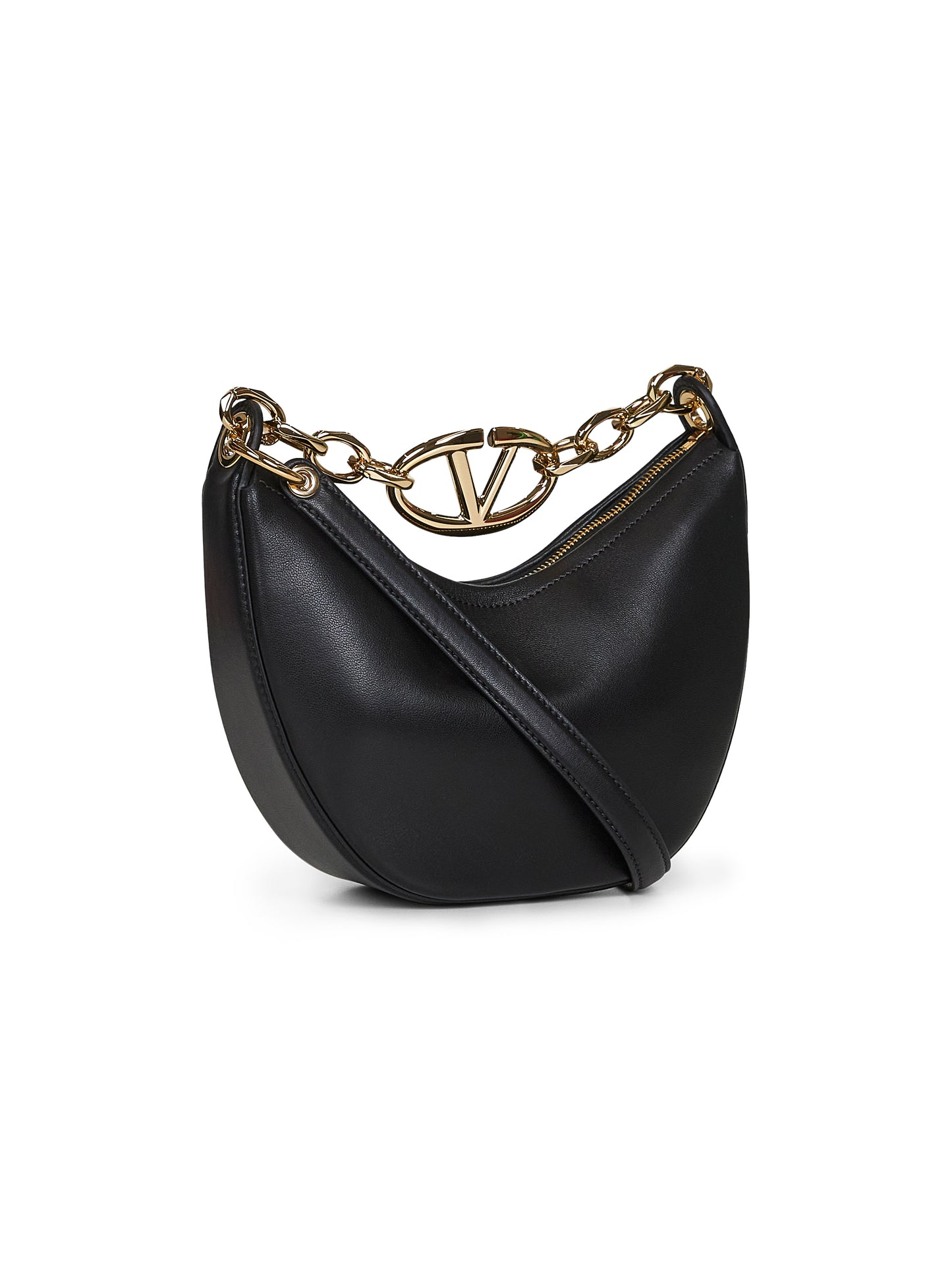 Borsa Mini Hobo VLogo Moon Bag nera