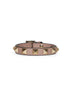 Bracciale Rockstud in pelle di vitello fango<BR/>