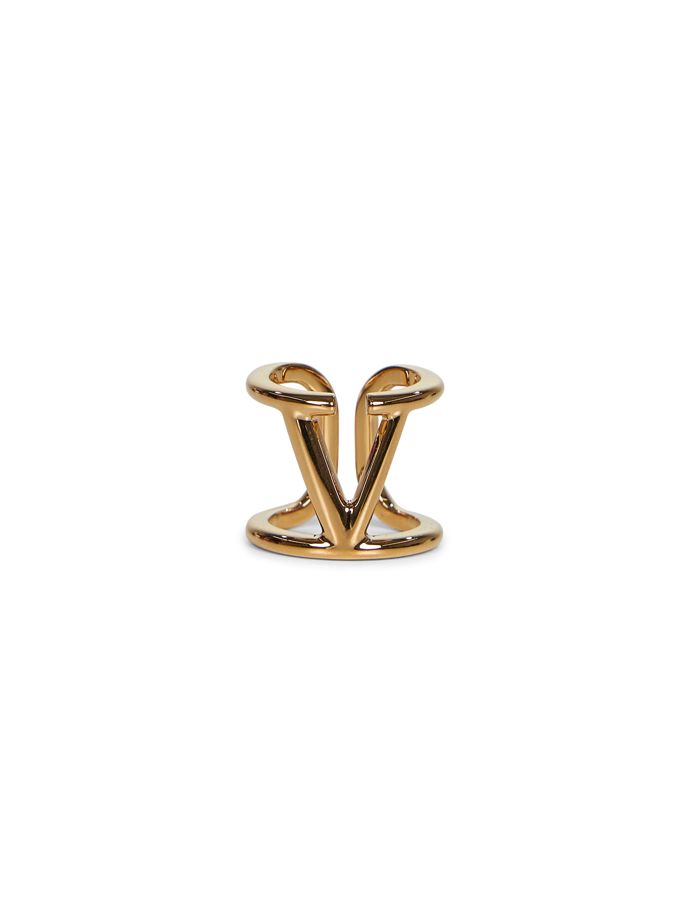 指輪・リング VALENTINO Gold V-Logo Signature Ring J0E22 MET CS4 Valentino Garavani VLogo Signature Metal Ring | Saks Fifth