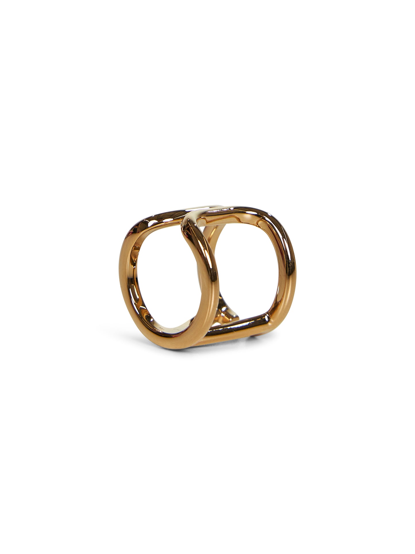 Anello VLogo Signature in metallo oro