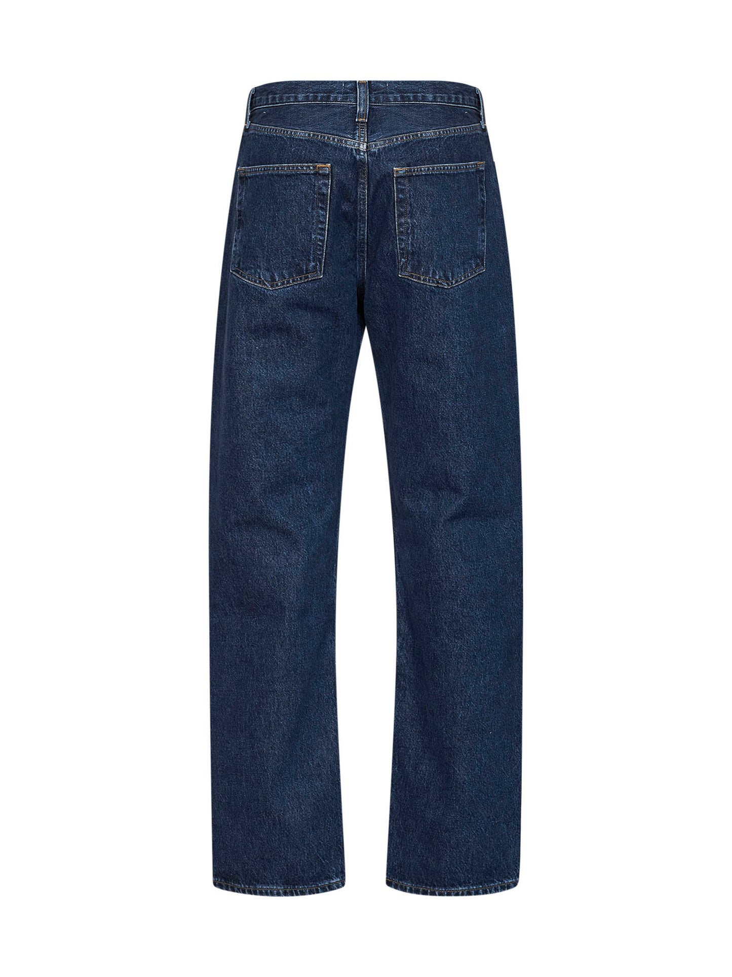 Blue regenerative cotton denim Kelly high-rise jeans