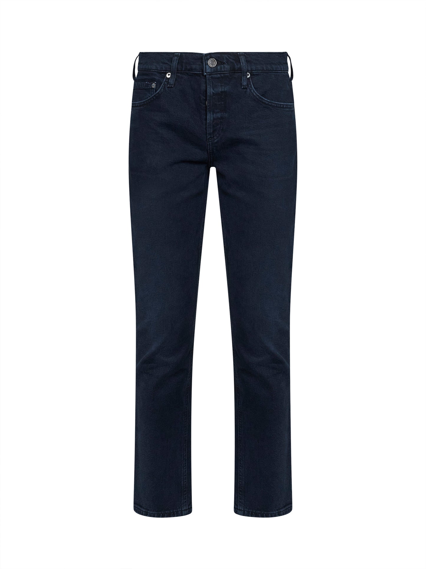 Blue stretch denim Cocktail slim ankle jeans